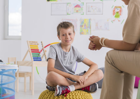 an image of a boy smiling