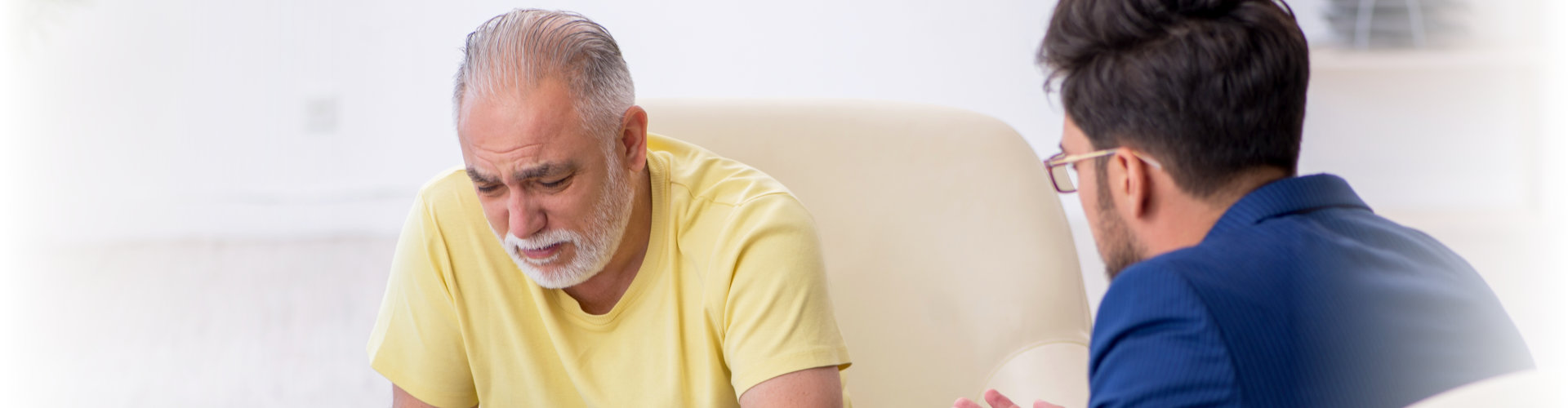 old man undergo medication